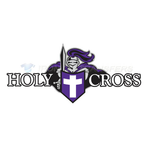 Holy Cross Crusaders Logo T-shirts Iron On Transfers N4564